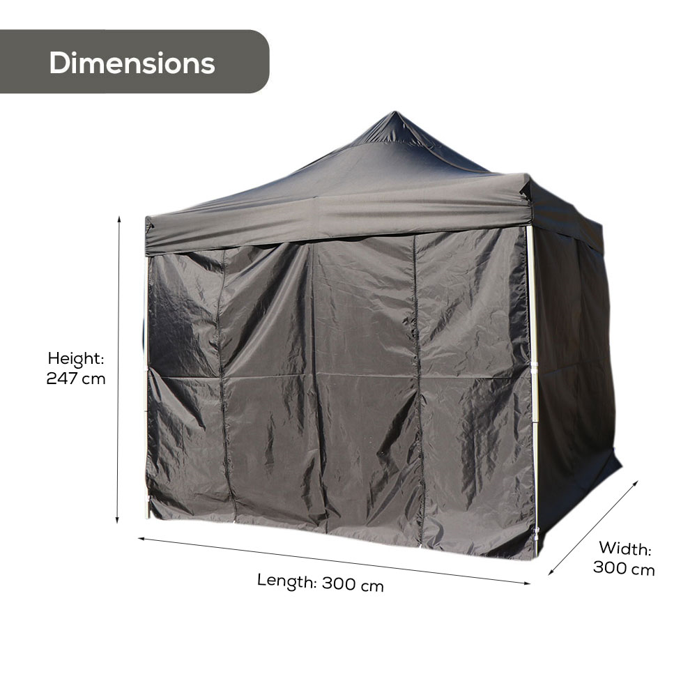 Heavy Duty Waterproof Pop Up Gazebo Trueshopping