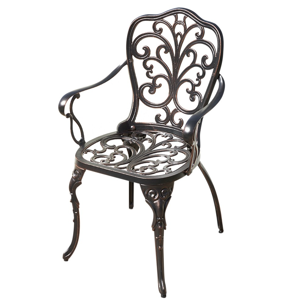 Cast Aluminium Arm Chair - Garden Furniture – True Shopping