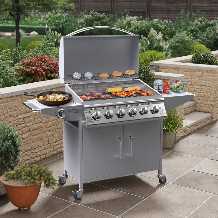 Huntsville 6 Burner Gas BBQ Trueshopping